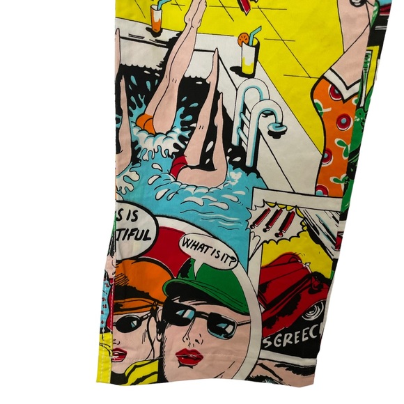 ⚡️HP⚡️Rare Women’s Dolce & Gabbana Printed Comics Stretch Pants Jeans Size 4 US - Picture 10 of 16